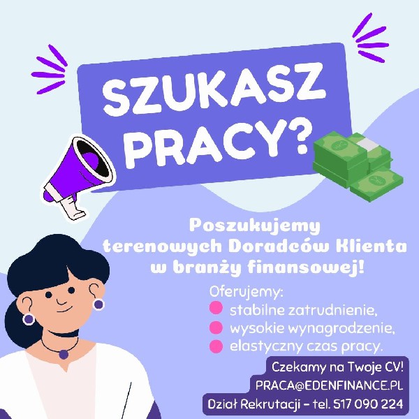 Terenowy Doradca Klienta W Branży Finansowej - żychlin - Praca Dodatkowa!