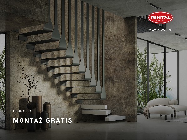 Schody Rintal – W Sierpniu Montaż Gratis!