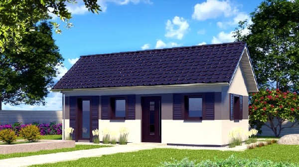 Drewniany Domek 4,8×7,2 M – Letniskowy Całoroczny, Solidne Wykonanie 2