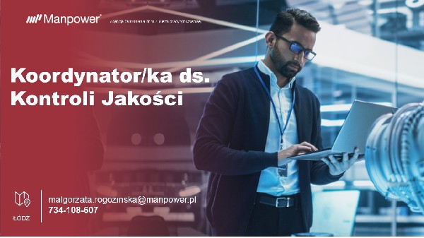 Koordynator/koordynatorka Ds. Kontroli Jakości